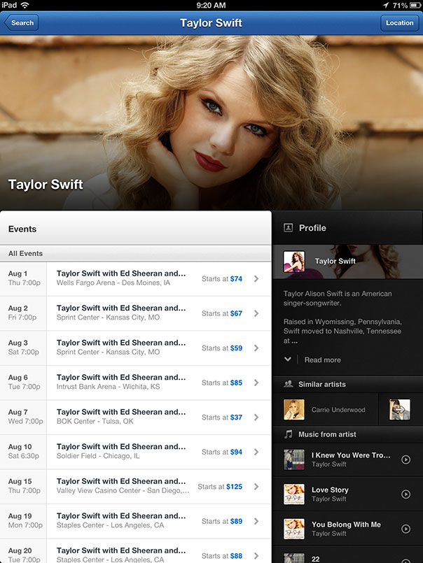 Taylor Swift iPad